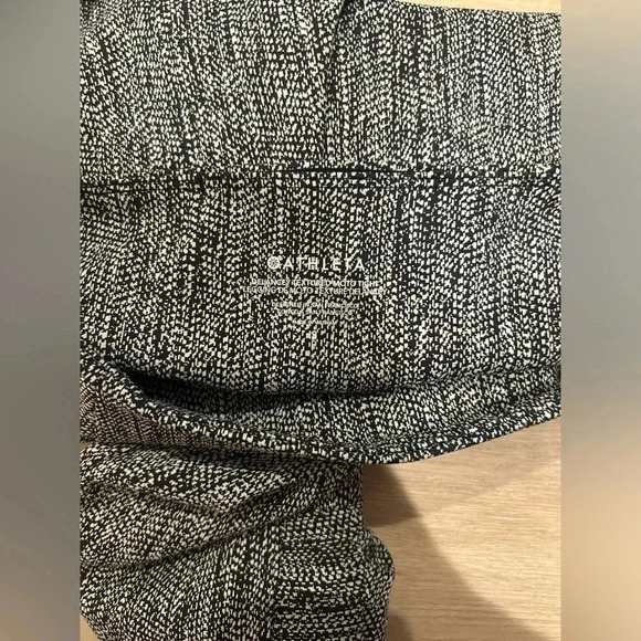 ATHLETA Delancey Textured Moto Tight Legging in Braiden Black / Size Small / - Picture 8 of 10